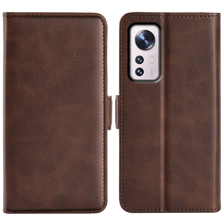For Xiaomi 12 Dual-side Magnetic Buckle Flip Leather Phone Case, For Xiaomi 12