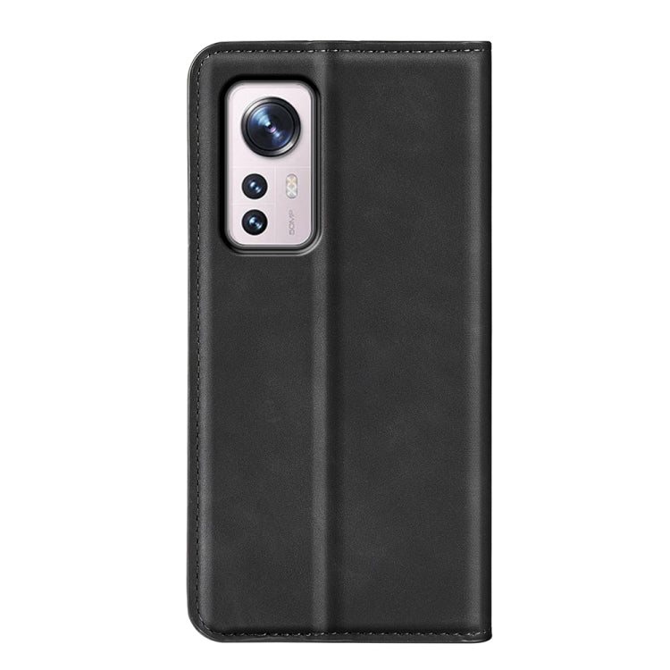For Xiaomi 12 Pro Retro-skin Magnetic Suction Leather Phone Case, For Xiaomi 12 Pro