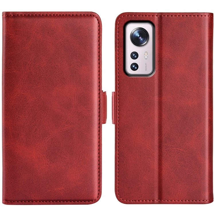 For Xiaomi 12 Pro Dual-side Magnetic Buckle Flip Leather Phone Case, For Xiaomi 12 Pro