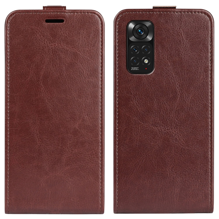 For Xiaomi Redmi Note 11 4G / Note 11S R64 Texture Vertical Flip Leather Phone Case, For Xiaomi Redmi Note 11 4G