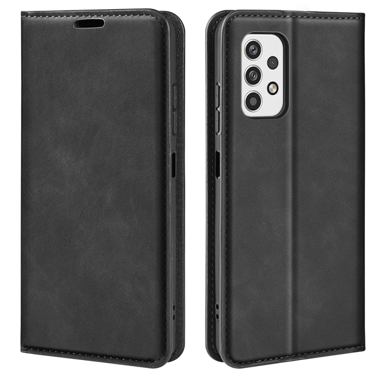 For Samsung Galaxy A23 5G Retro-skin Magnetic Suction Leather Phone Case, For Samsung Galaxy A23 5G