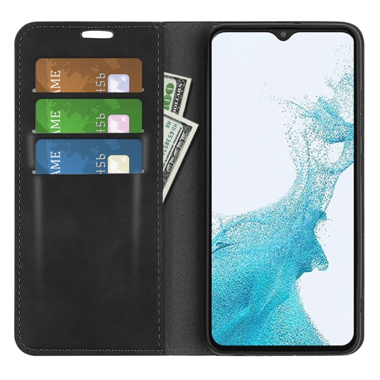 For Samsung Galaxy A23 5G Retro-skin Magnetic Suction Leather Phone Case, For Samsung Galaxy A23 5G