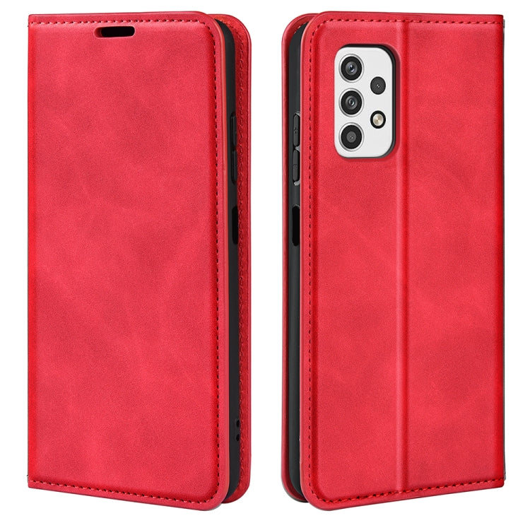 For Samsung Galaxy A23 5G Retro-skin Magnetic Suction Leather Phone Case, For Samsung Galaxy A23 5G