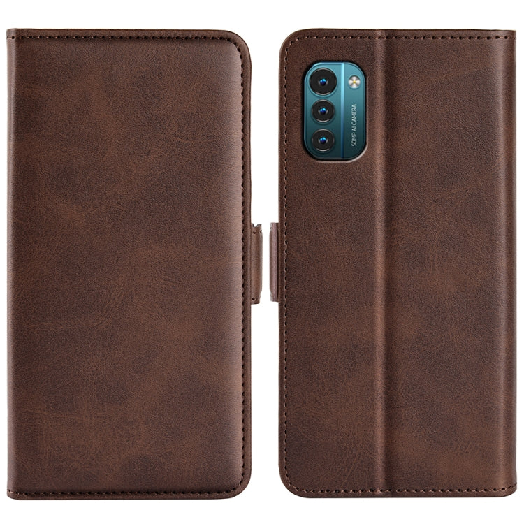 For Nokia G11/G21 Dual-side Magnetic Buckle Leather Phone Case, For Nokia G11/G21