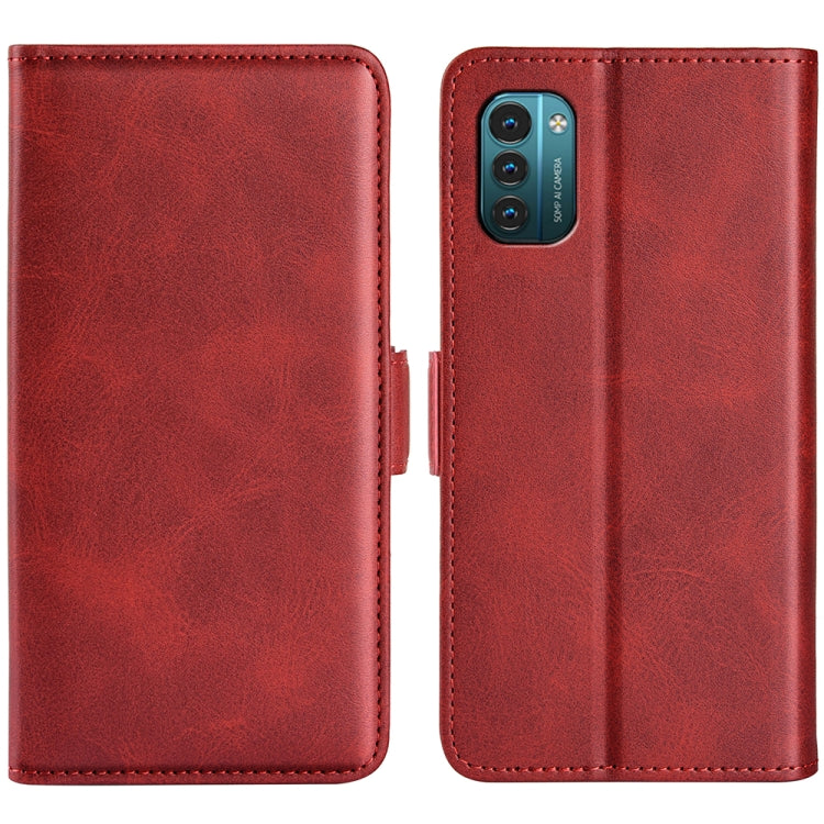 For Nokia G11/G21 Dual-side Magnetic Buckle Leather Phone Case, For Nokia G11/G21
