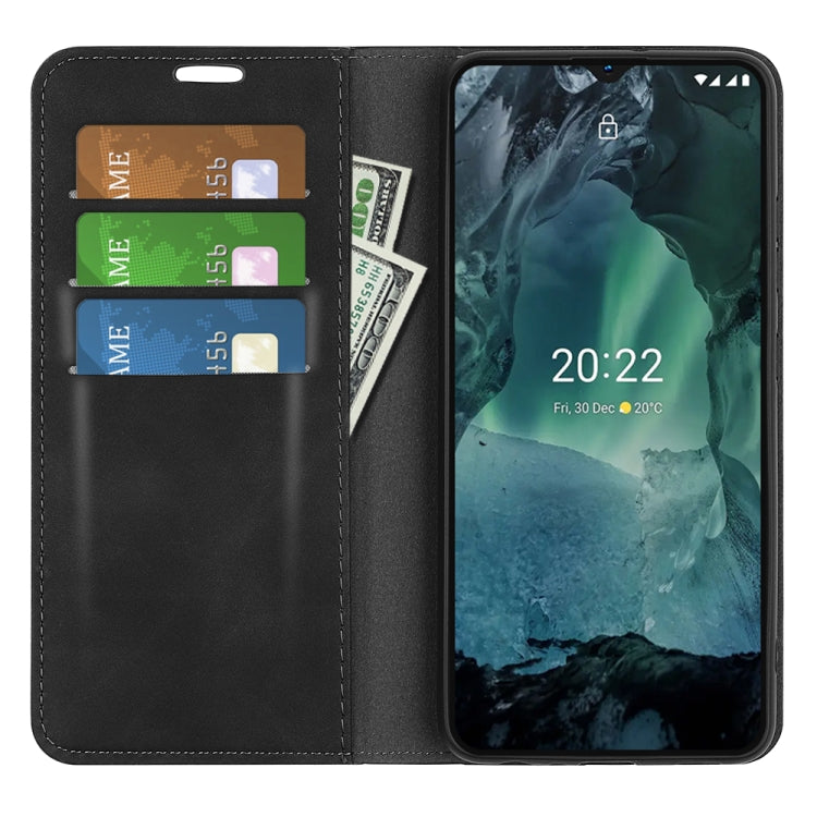 For Nokia G11/G21 Retro-skin Magnetic Suction Leather Phone Case, For Nokia G11/G21
