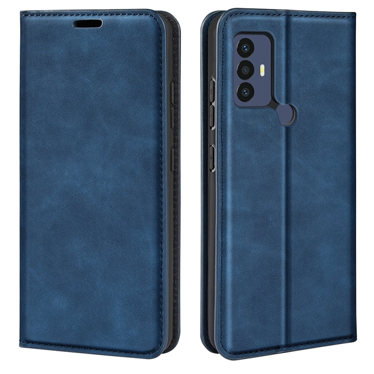 For TCL 30 SE/305/306 Retro-skin Magnetic Suction Leather Phone Case, For TCL 30 SE/305/306
