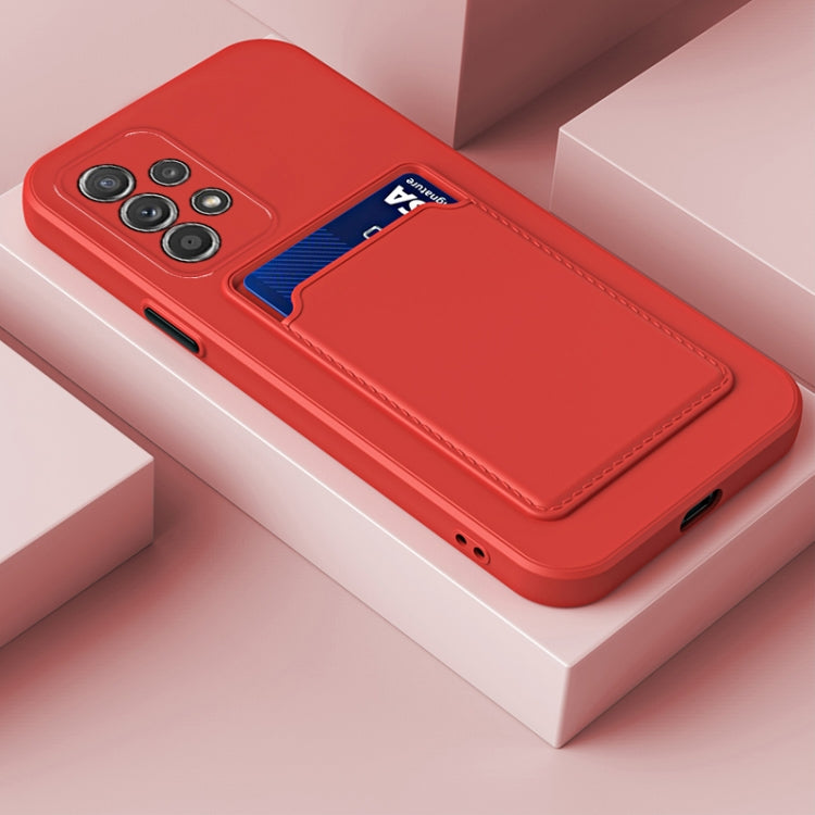 Skin Feel Card Contrast Color Button TPU Phone Case, For Samsung Galaxy A13 5G