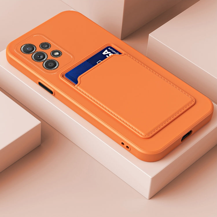 Skin Feel Card Contrast Color Button TPU Phone Case, For Samsung Galaxy A13 5G