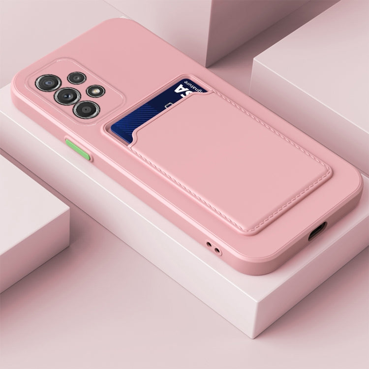 Skin Feel Card Contrast Color Button TPU Phone Case, For Samsung Galaxy A13 5G
