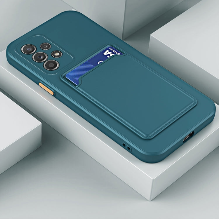 Skin Feel Card Contrast Color Button TPU Phone Case, For Samsung Galaxy A13 5G