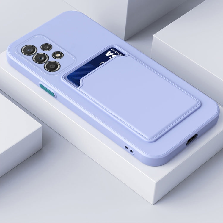 Skin Feel Card Contrast Color Button TPU Phone Case, For Samsung Galaxy A13 5G