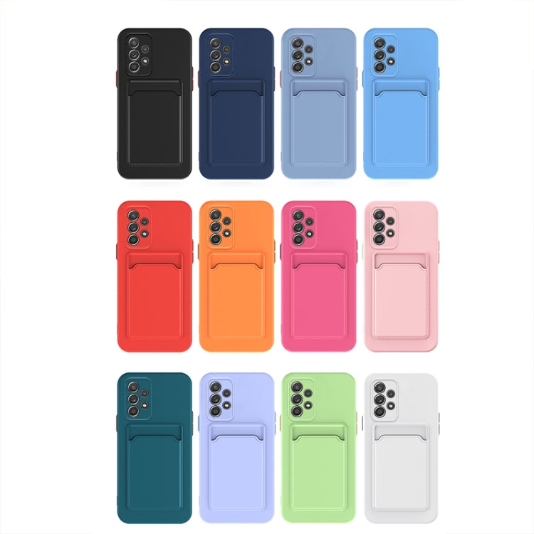 Skin Feel Card Contrast Color Button TPU Phone Case, For Samsung Galaxy A13 5G