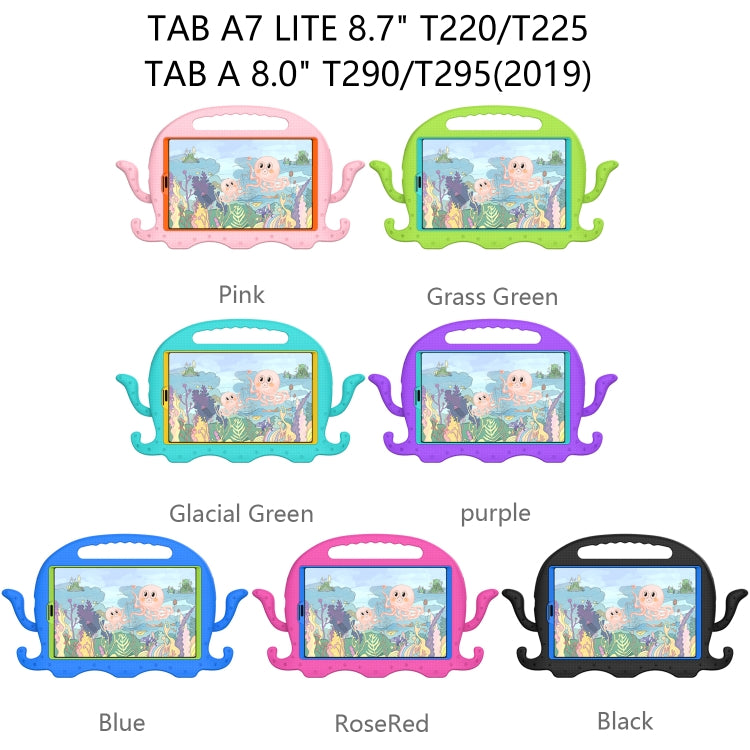 Octopus Style EVA + PC Tablet Case with Strap, For Samsung Galaxy Tab A7 Lite 8.7 T220 / T225, For Samsung Galaxy Tab A 8.0  T290 / T295 2019