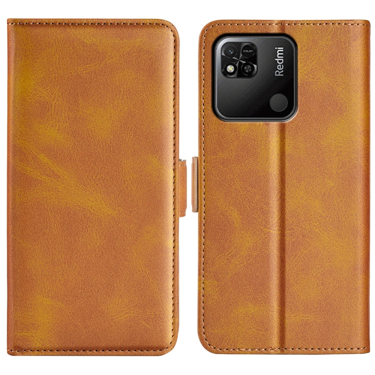 For Xiaomi Redmi 10A Dual-side Magnetic Buckle Leather Phone Case, For Xiaomi Redmi 10A