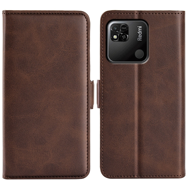 For Xiaomi Redmi 10A Dual-side Magnetic Buckle Leather Phone Case, For Xiaomi Redmi 10A