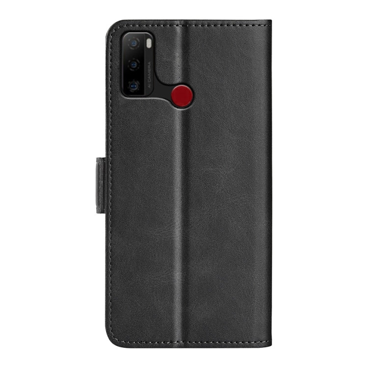 For Ulefone note 10 Dual-side Magnetic Buckle Leather Phone Case, Black, Yellow, Brown, Dark Blue, Red