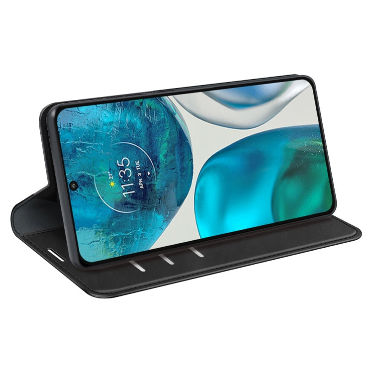 For Motorola Moto G52 4G Retro-skin Magnetic Suction Leather Phone Case, For Motorola Moto G52 4G