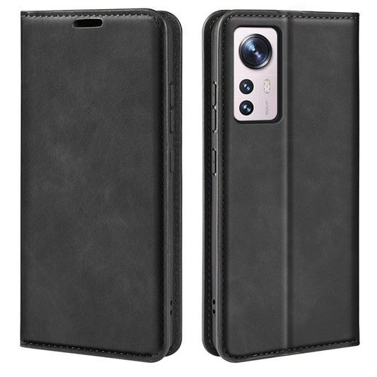 For Xiaomi 12 Lite Retro-skin Magnetic Suction Leather Phone Case, For Xiaomi 12 Lite