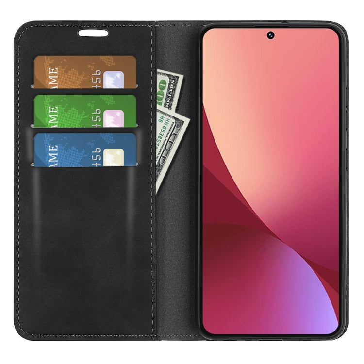 For Xiaomi 12 Lite Retro-skin Magnetic Suction Leather Phone Case, For Xiaomi 12 Lite