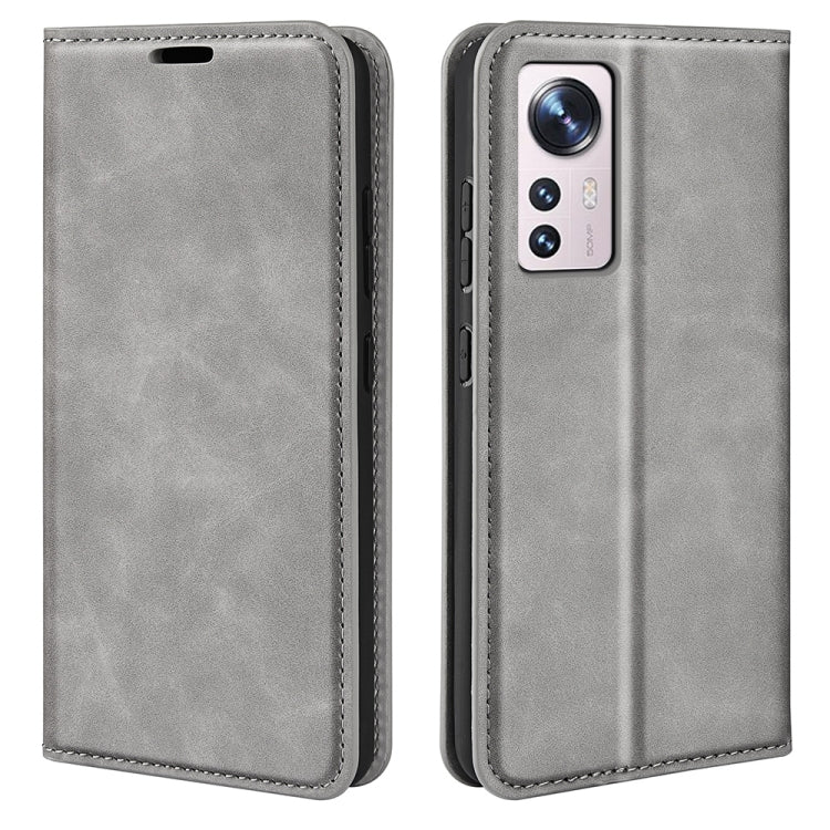 For Xiaomi 12 Lite Retro-skin Magnetic Suction Leather Phone Case, For Xiaomi 12 Lite