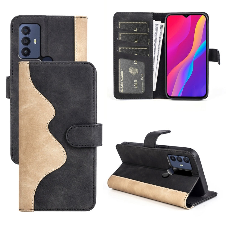 Stitching Horizontal Flip Leather Phone Case, For TCL 30 5G / 30 / 30+, For TCL 30 SE / 305 / 306