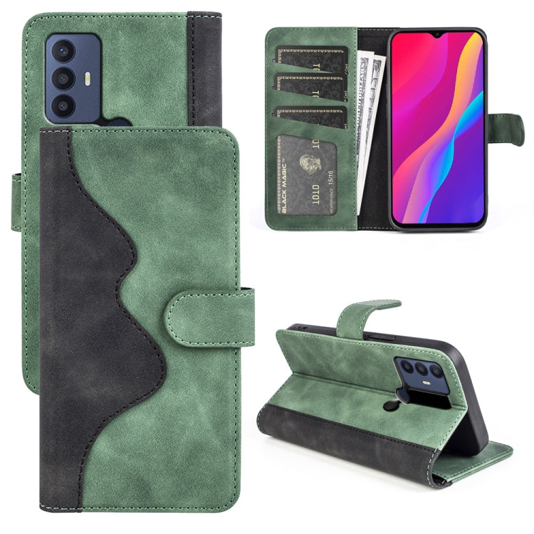Stitching Horizontal Flip Leather Phone Case, For TCL 30 5G / 30 / 30+, For TCL 30 SE / 305 / 306