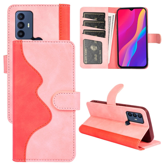 Stitching Horizontal Flip Leather Phone Case, For TCL 30 5G / 30 / 30+, For TCL 30 SE / 305 / 306