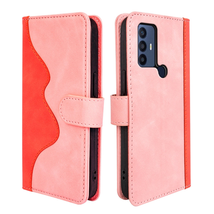 Stitching Horizontal Flip Leather Phone Case, For TCL 30 5G / 30 / 30+, For TCL 30 SE / 305 / 306