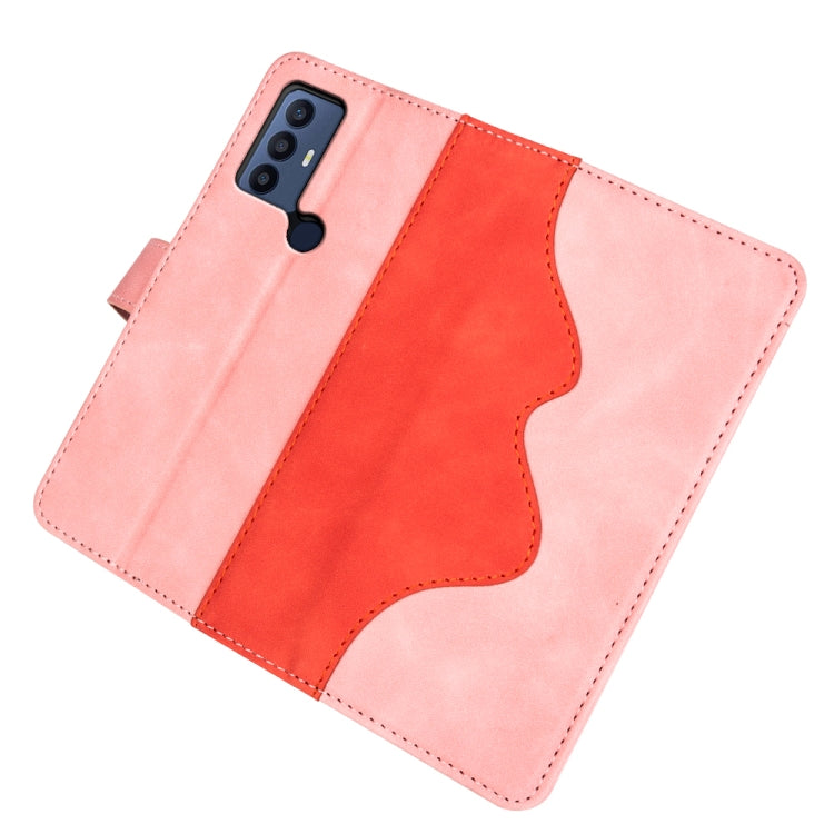 Stitching Horizontal Flip Leather Phone Case, For TCL 30 5G / 30 / 30+, For TCL 30 SE / 305 / 306