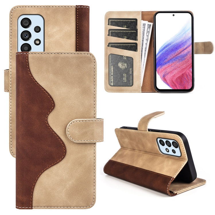 Stitching Horizontal Flip Leather Phone Case, For Samsung Galaxy M23 5G, For Samsung Galaxy A13 4G, For Samsung Galaxy A33 5G, For Samsung Galaxy A23 5G, For Samsung Galaxy A53 5G
