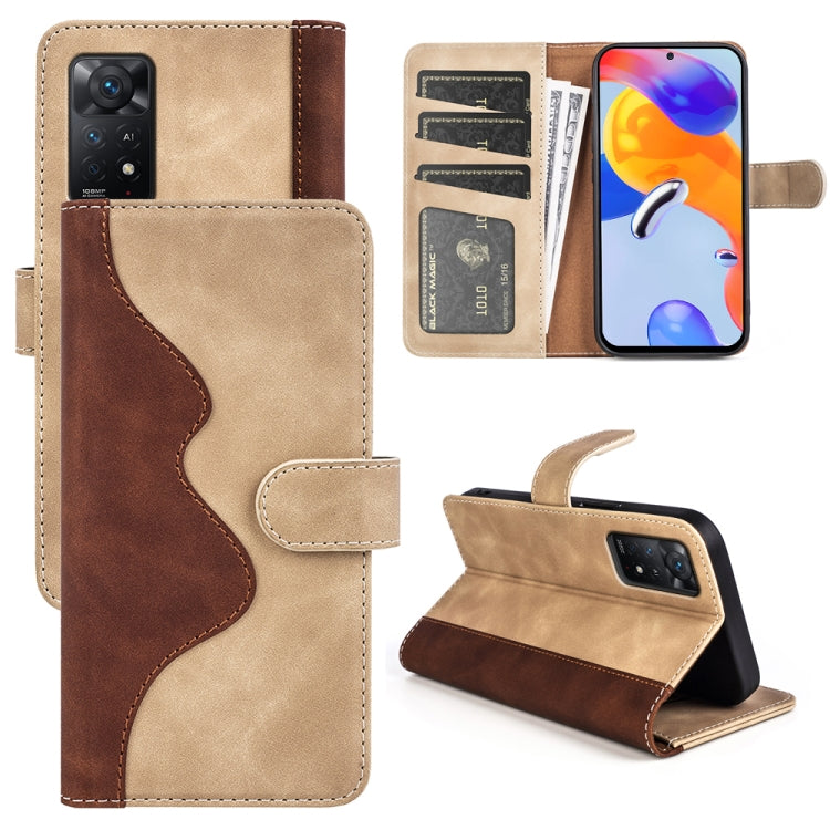 Stitching Horizontal Flip Leather Phone Case, For Xiaomi Redmi Note 11 4G Global / Note 11S, For Xiaomi Redmi K50, For Xiaomi Poco M4 Pro 4G, For Xiaomi 12 Pro, For Xiaomi Redmi Note 11 Pro 5G Global / 4G, For Xiaomi Redmi K50 Pro                      ...