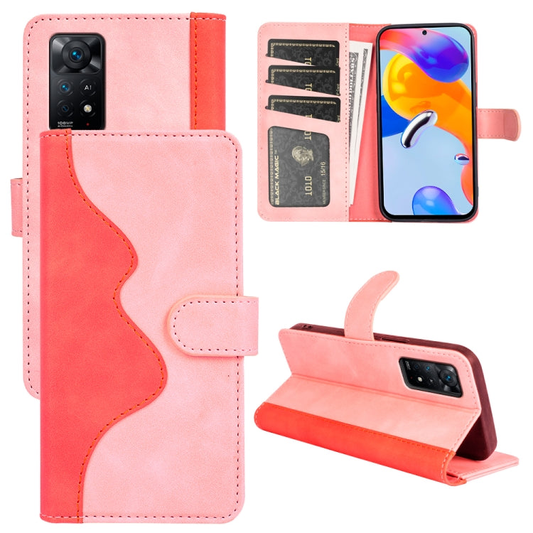 Stitching Horizontal Flip Leather Phone Case, For Xiaomi Redmi Note 11 4G Global / Note 11S, For Xiaomi Redmi K50, For Xiaomi Poco M4 Pro 4G, For Xiaomi 12 Pro, For Xiaomi Redmi Note 11 Pro 5G Global / 4G, For Xiaomi Redmi K50 Pro                      ...