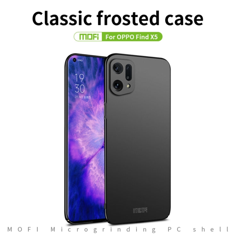 MOFI Frosted PC Ultra-thin Hard Case, For OPPO Find X5, For OPPO Reno7 4G / F21 Pro 4G, For OPPO Reno7 Pro, For OPPO Reno7 SE, For OPPO Reno7 5G Global / Find X5 Lite