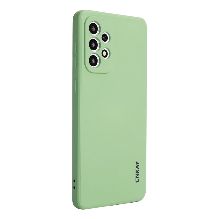 For Samsung Galaxy A73 5G ENKAY Liquid Silicone Soft Shockproof Phone Case, For Samsung Galaxy A73 5G