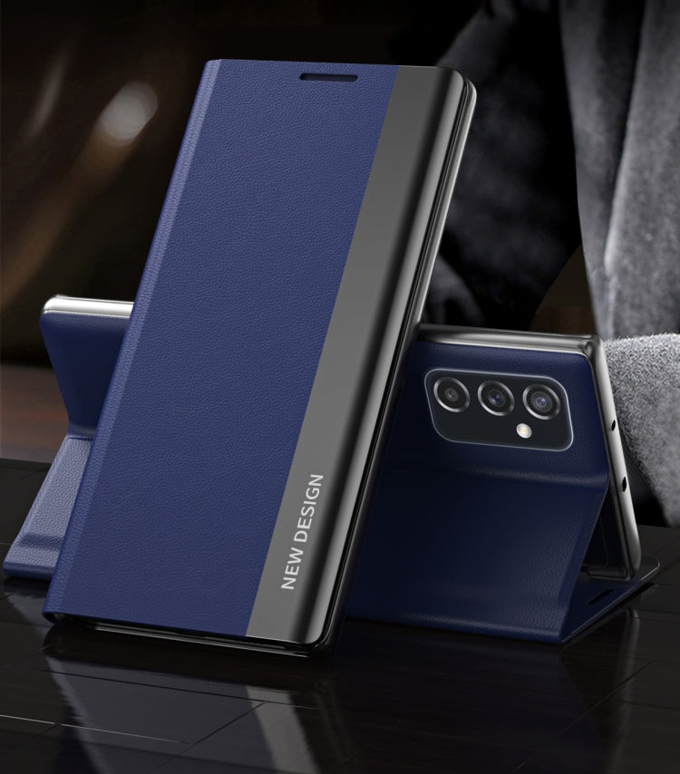 Side Electroplated Adsorption Flip Leather Case, For Samsung Galaxy M23 5G, For Samsung Galaxy A23 4G, For Samsung Galaxy A13 4G