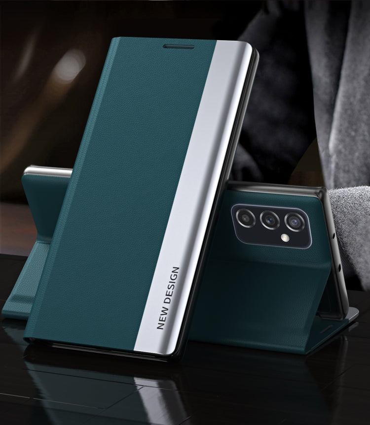 Side Electroplated Adsorption Flip Leather Case, For Samsung Galaxy M23 5G, For Samsung Galaxy A23 4G, For Samsung Galaxy A13 4G