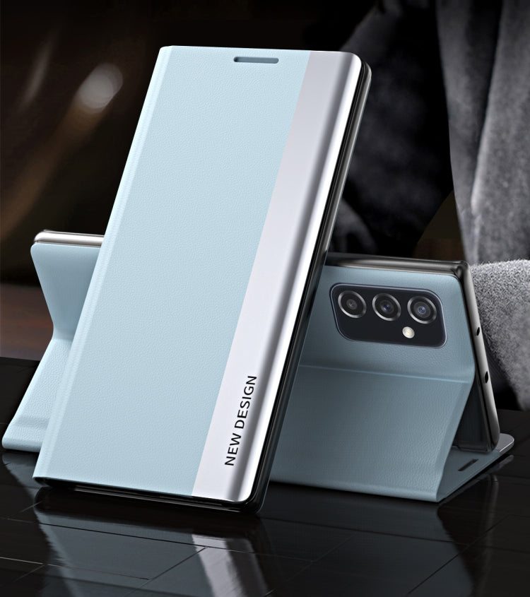 Side Electroplated Adsorption Flip Leather Case, For Samsung Galaxy M23 5G, For Samsung Galaxy A23 4G, For Samsung Galaxy A13 4G