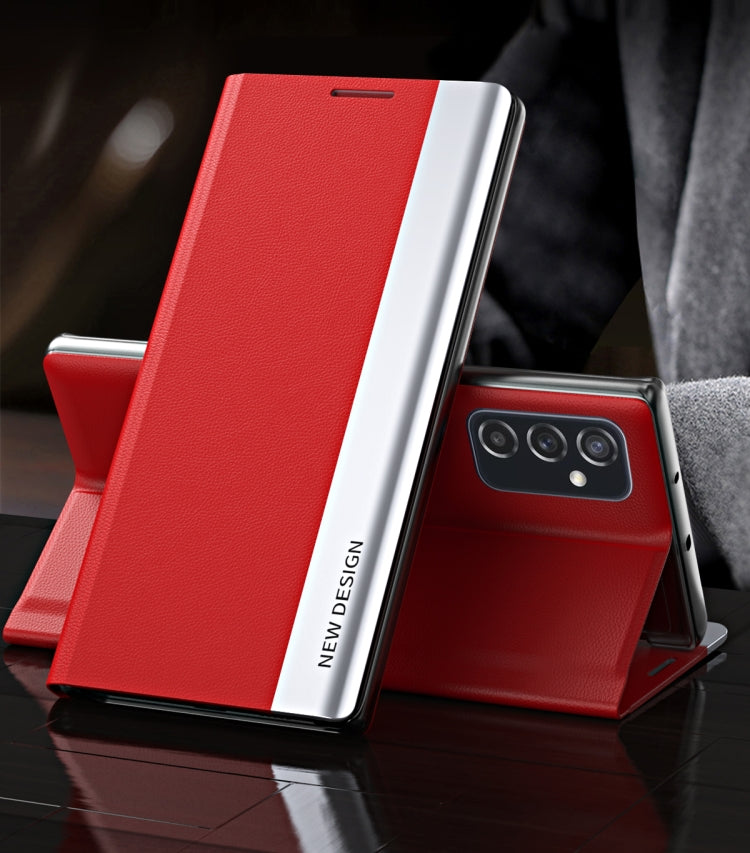 Side Electroplated Adsorption Flip Leather Case, For Samsung Galaxy M23 5G, For Samsung Galaxy A23 4G, For Samsung Galaxy A13 4G
