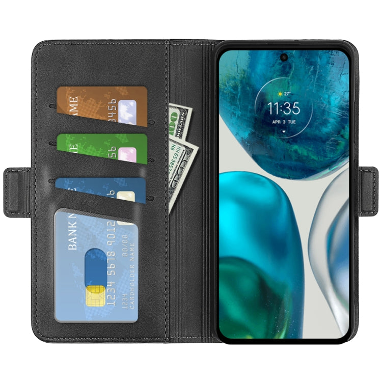 For Motorola Moto G42 Dual-side Magnetic Buckle Leather Phone Case, For Motorola Moto G42