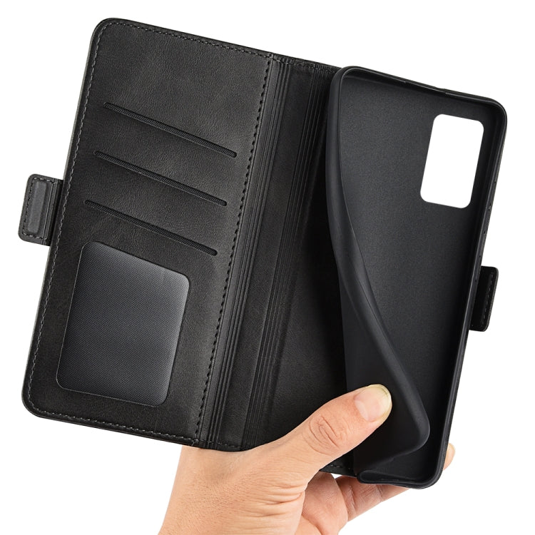 For Motorola Moto G42 Dual-side Magnetic Buckle Leather Phone Case, For Motorola Moto G42