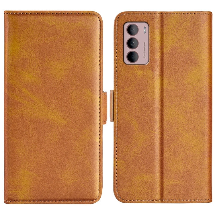 For Motorola Moto G42 Dual-side Magnetic Buckle Leather Phone Case, For Motorola Moto G42