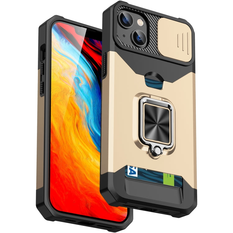 Sliding Camshield Card Phone Case, For iPhone 14, For iPhone 14 Pro, For iPhone 14 Pro Max, For iPhone 14 Plus