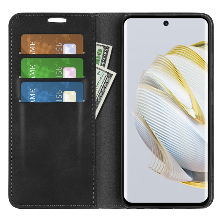 For Huawei Nova 10 Pro Retro-skin  Magnetic Suction Leather Phone Case, For Huawei Nova 10 Pro