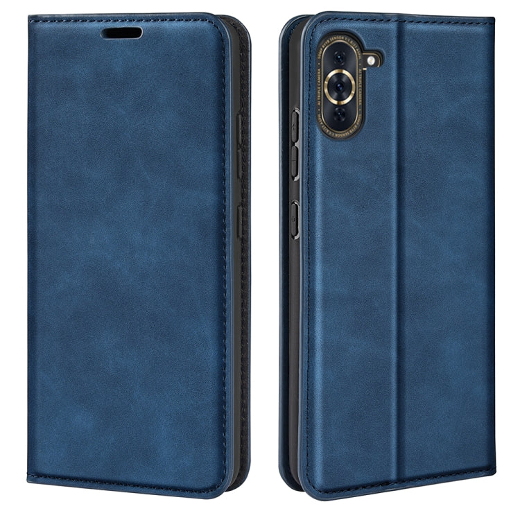 For Huawei Nova 10 Pro Retro-skin  Magnetic Suction Leather Phone Case, For Huawei Nova 10 Pro