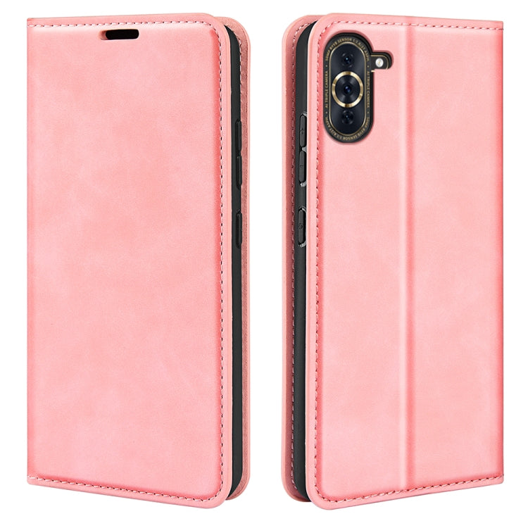 For Huawei Nova 10 Pro Retro-skin  Magnetic Suction Leather Phone Case, For Huawei Nova 10 Pro