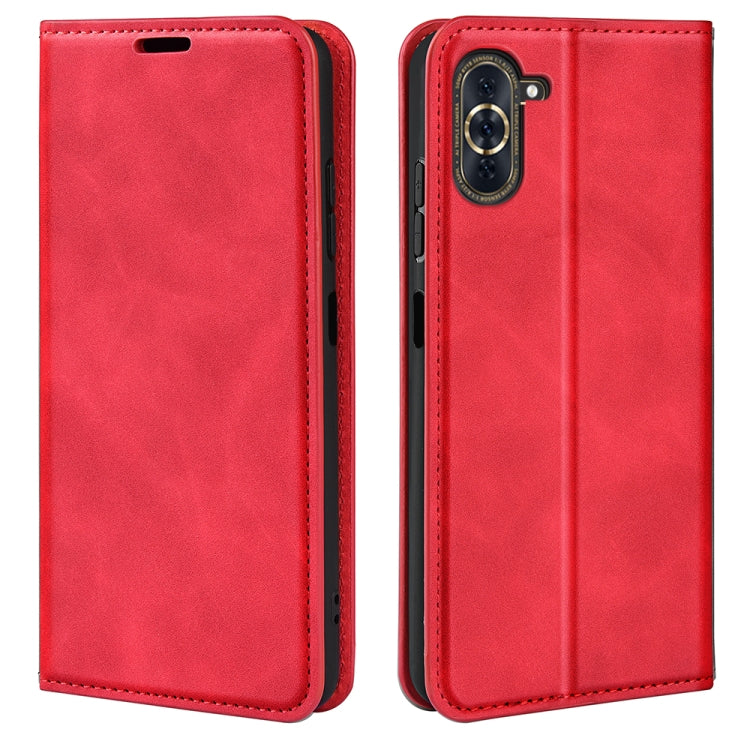 For Huawei Nova 10 Pro Retro-skin  Magnetic Suction Leather Phone Case, For Huawei Nova 10 Pro