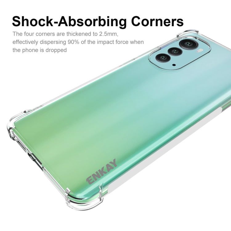 ENKAY Transparent TPU Shockproof Phone Case, For Motorola Moto Edge 2022, For Motorola Moto E32 / E32s, For Motorola Moto G42 4G, For Motorola Moto G62 5G