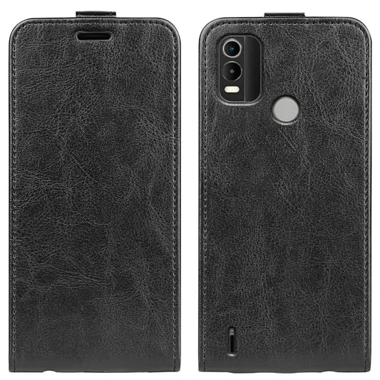 For Nokia C21 Plus R64 Texture Vertical Flip Leather Phone Case, For Nokia C21 Plus