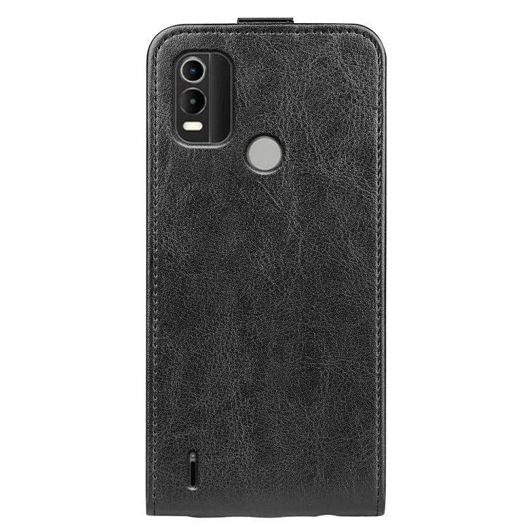 For Nokia C21 Plus R64 Texture Vertical Flip Leather Phone Case, For Nokia C21 Plus